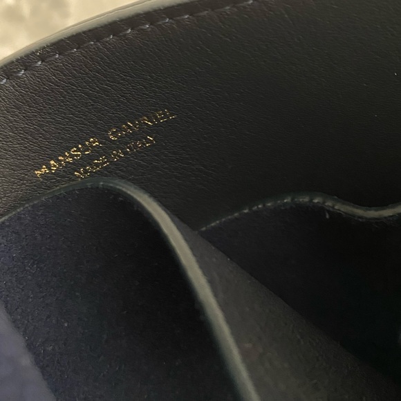 NWT - MANSUR GAVRIEL - Drawstring Suede Hobo Bag - Navy Blue - Picture 8 of 12